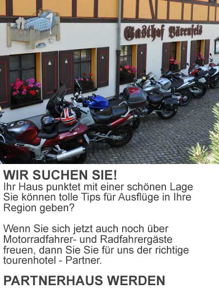 tourenhotel Motorradhotel Partner werden